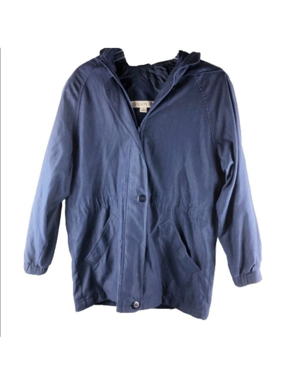 Women’s London Fog Blue Winter Jacket M Petite
